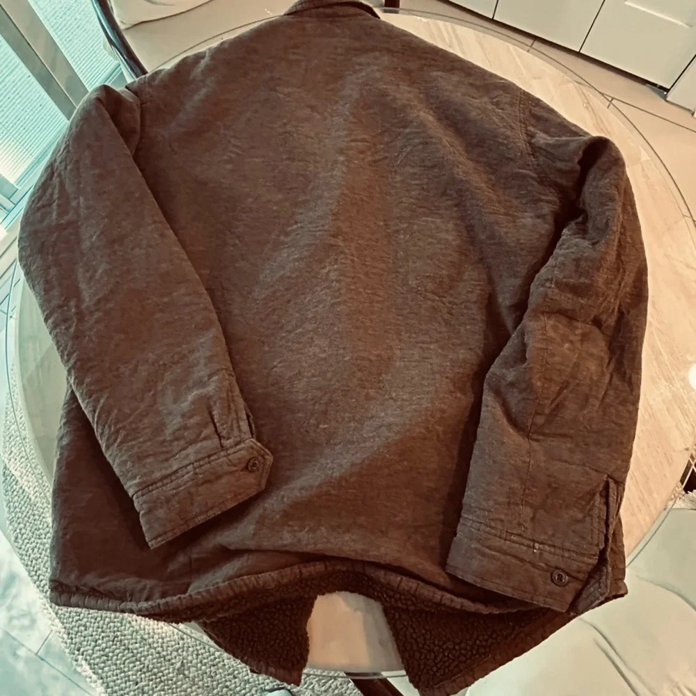 Patagonia Brown 55%Hemp45%Organic Cotton/Poly lined Jacket XXL - Picture 2 of 5